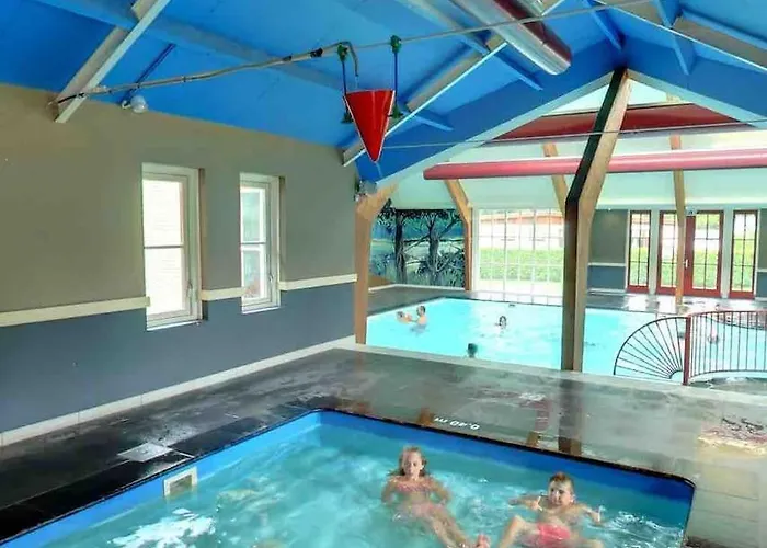 Luxury Spacious House With Two Bathrooms At Park With Swimming Pools, Restaurant, Bowling, Massage & Wellness Chalet *